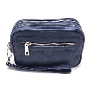 NECESSAIRE PELLE 10978 BLU